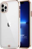 Microsonic Apple iPhone 13 Pro Max Kılıf Laser Plated Soft Beyaz