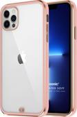 Microsonic Apple iPhone 13 Pro Max Kılıf Laser Plated Soft Pembe