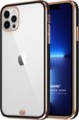 Microsonic Apple iPhone 13 Pro Max Kılıf Laser Plated Soft Siyah