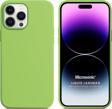 Microsonic Apple iPhone 14 Pro Max Kılıf Liquid Lansman Silikon Açık Yeşil