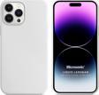 Microsonic Apple iPhone 14 Pro Max Kılıf Liquid Lansman Silikon Beyaz