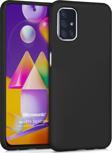 Microsonic Matte Silicone Samsung Galaxy M31s Kılıf Siyah