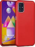 Microsonic Matte Silicone Samsung Galaxy M31s Kılıf Kırmızı