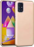 Microsonic Matte Silicone Samsung Galaxy M31s Kılıf Gold