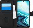 Microsonic General Mobile GM 21 Plus Kılıf Fabric Book Wallet Siyah