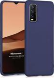 Microsonic Matte Silicone Vivo Y20 Kılıf Lacivert