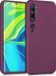 Microsonic Matte Silicone Xiaomi Mi Note 10 Pro Kılıf Mor