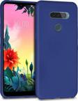 Microsonic Matte Silicone LG K50s Kılıf Lacivert