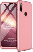 Microsonic Samsung Galaxy M11 Kılıf Double Dip 360 Protective Rose Gold