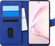 Microsonic Samsung Galaxy Note 10 Lite Kılıf Fabric Book Wallet Lacivert