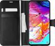 Microsonic Samsung Galaxy A70 Kılıf Delux Leather Wallet Siyah