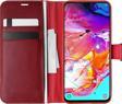 Microsonic Samsung Galaxy A70 Kılıf Delux Leather Wallet Kırmızı