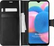 Microsonic Samsung Galaxy A30s Kılıf Delux Leather Wallet Siyah