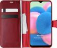 Microsonic Samsung Galaxy A30s Kılıf Delux Leather Wallet Kırmızı