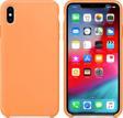 Microsonic Apple iPhone XS Max Kılıf Liquid Lansman Silikon Papaya