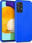 Microsonic Matte Silicone Samsung Galaxy A72 Kılıf Mavi