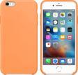 Microsonic Apple iPhone 6S Kılıf Liquid Lansman Silikon Papaya