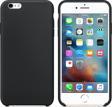Microsonic Apple iPhone 6S Kılıf Liquid Lansman Silikon Siyah