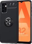 Microsonic Samsung Galaxy A32 4G Kılıf Kickstand Ring Holder Siyah