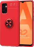Microsonic Samsung Galaxy A32 4G Kılıf Kickstand Ring Holder Kırmızı