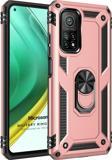 Microsonic Xiaomi Mi 10T Pro Kılıf Military Ring Holder Rose Gold