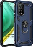 Microsonic Xiaomi Mi 10T Pro Kılıf Military Ring Holder Lacivert