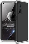 Microsonic Xiaomi Mi 10T Pro Kılıf Double Dip 360 Protective Siyah Gri