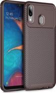 Microsonic Samsung Galaxy A20 Kılıf Legion Series Kahverengi