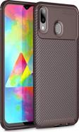 Microsonic Samsung Galaxy M20 Kılıf Legion Series Kahverengi