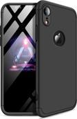 Microsonic Apple iPhone XR (6.1'') Kılıf Double Dip 360 Protective Siyah