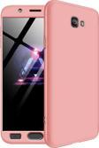 Microsonic Samsung Galaxy J7 Prime Kılıf Double Dip 360 Protective Rose Gold