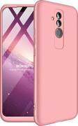 Microsonic Huawei Mate 20 Lite Kılıf Double Dip 360 Protective Rose Gold
