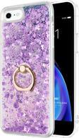 Microsonic Apple iPhone 6 Kılıf Glitter Liquid Holder Mor
