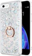 Microsonic Apple iPhone 6S Kılıf Glitter Liquid Holder Gümüş