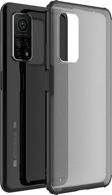 Microsonic Xiaomi Mi 10T Kılıf Frosted Frame Siyah