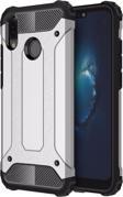 Microsonic Huawei P20 Lite Kılıf Rugged Armor Gümüş