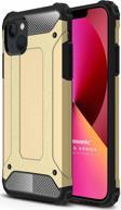Microsonic Apple iPhone 13 Kılıf Rugged Armor Gold