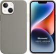 Microsonic Apple iPhone 14 Kılıf Liquid Lansman Silikon Gri
