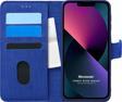 Microsonic Appple iPhone 13 Kılıf Fabric Book Wallet Lacivert