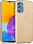 Microsonic Matte Silicone Samsung Galaxy M52 Kılıf Gold