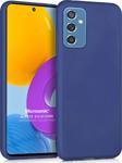 Microsonic Matte Silicone Samsung Galaxy M52 Kılıf Lacivert