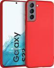 Microsonic Matte Silicone Samsung Galaxy S22 Kılıf Kırmızı