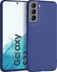 Microsonic Matte Silicone Samsung Galaxy S22 Kılıf Lacivert