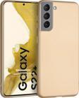 Microsonic Matte Silicone Samsung Galaxy S22 Plus Kılıf Gold