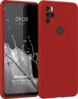 Microsonic Matte Silicone Omix X300 Kılıf Kırmızı