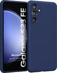 Microsonic Matte Silicone Samsung Galaxy S23 FE Kılıf Lacivert