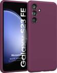 Microsonic Matte Silicone Samsung Galaxy S23 FE Kılıf Mor