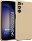 Microsonic Matte Silicone Samsung Galaxy S23 Kılıf Gold