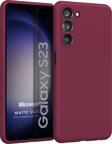 Microsonic Matte Silicone Samsung Galaxy S23 Kılıf Mor