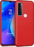 Microsonic Matte Silicone TCL 20 SE Kılıf Kırmızı